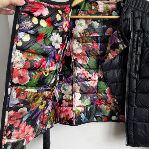 BCBGeneration Motorcycle Down Puffer Jacket - Size M - Picture 4 of 9